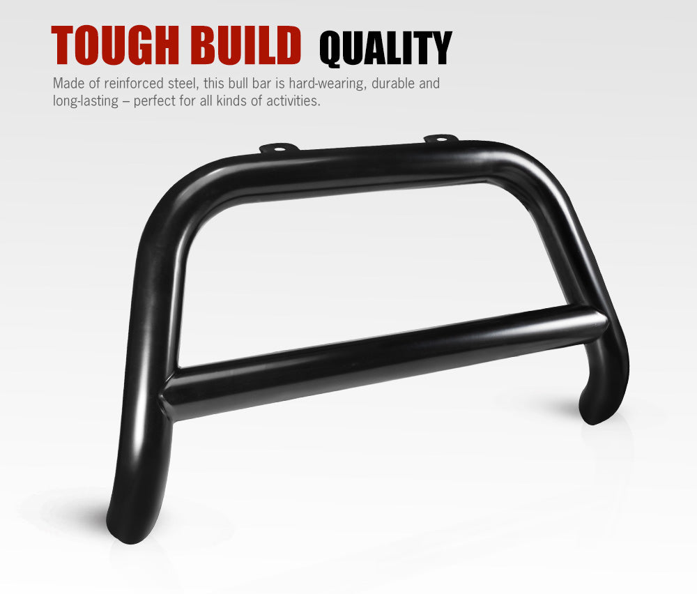 SAN HIMA Nudge Bar 3" Grille Guard For Nissan Navara NP300 2015-2020 + 20" LED Light Bar