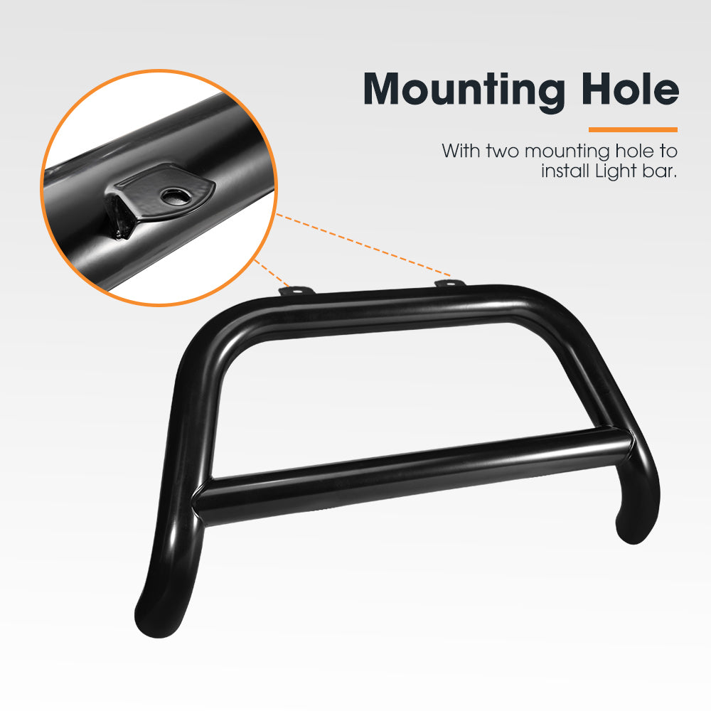 SAN HIMA Nudge Bar Grille Guard for Mitsubishi Triton MQ OEM 2015-2020+20" LED Light Bar