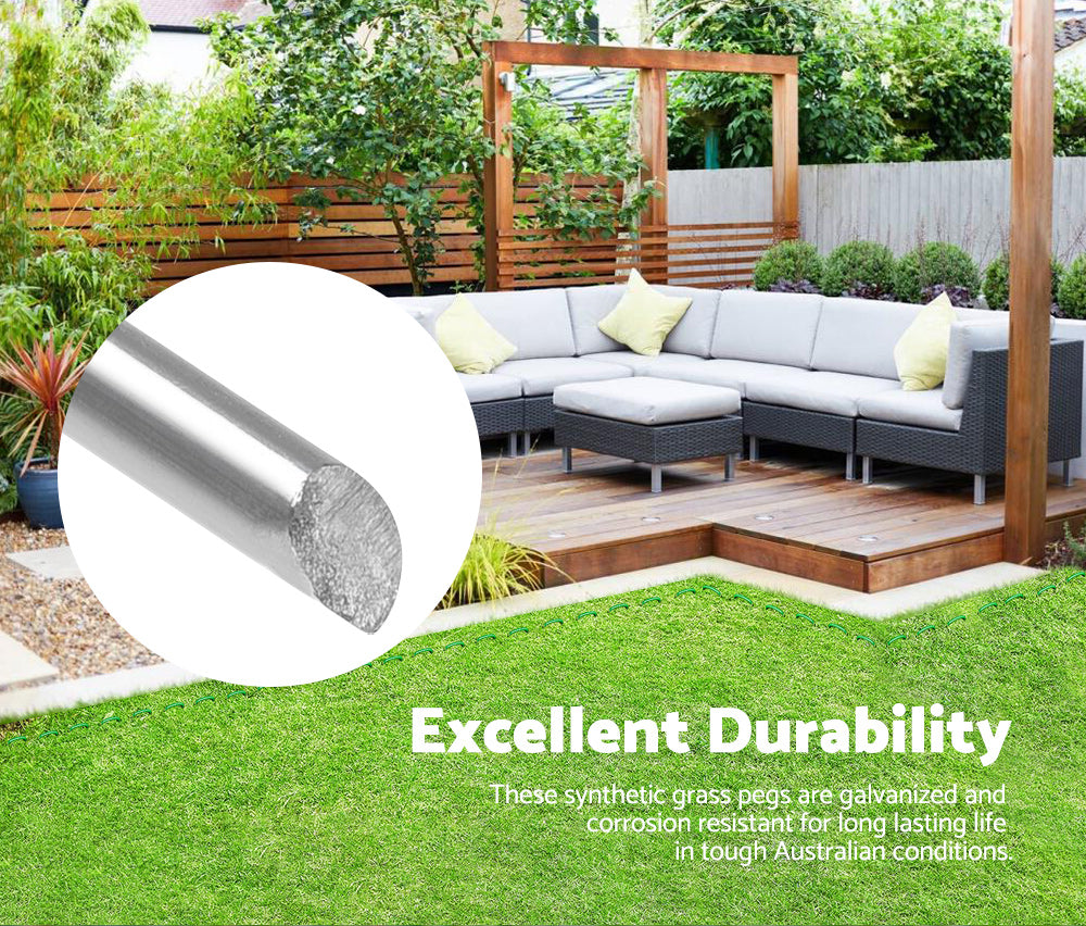MOBI OUTDOOR Synthetic Artificial Grass Pins 200pcs
