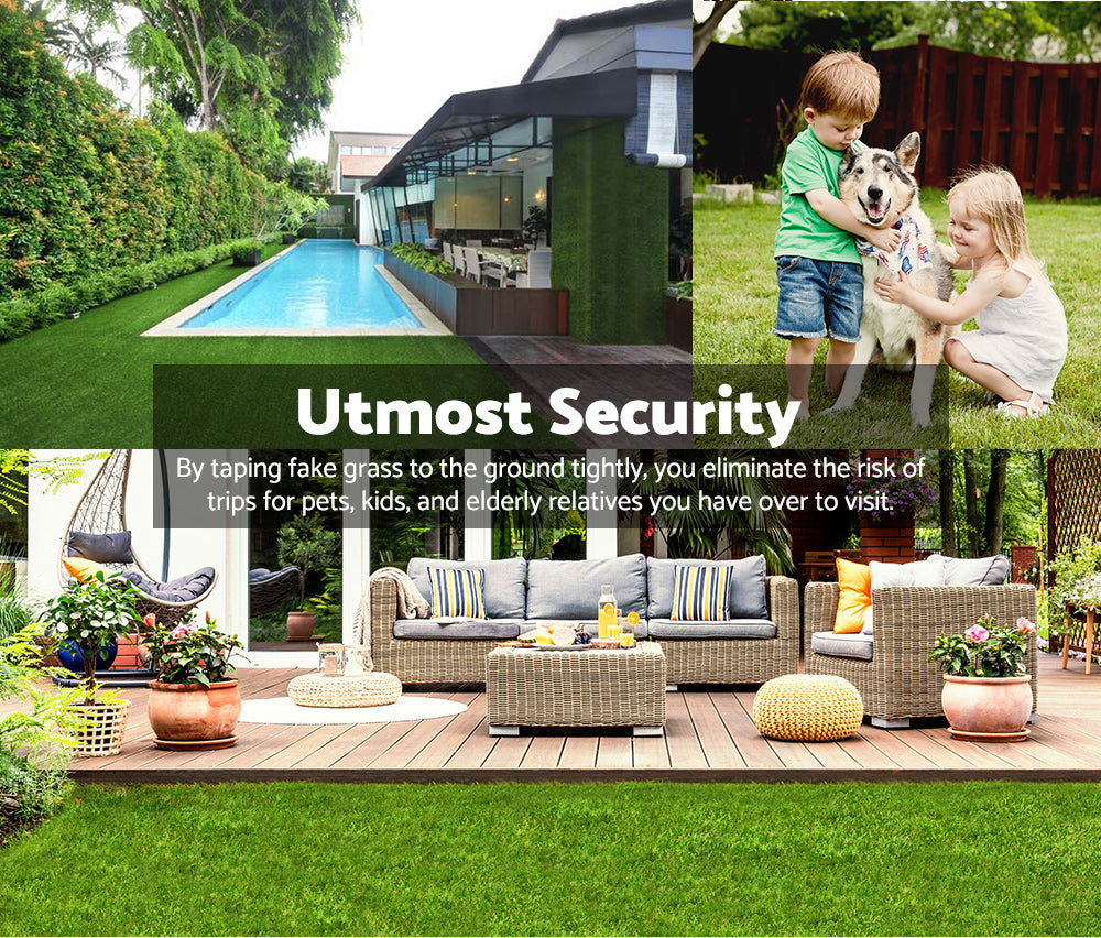 Mobi Artificial Grass Synthetic Fake Lawn 10-60SQM Turf Plastic Plant 40mm