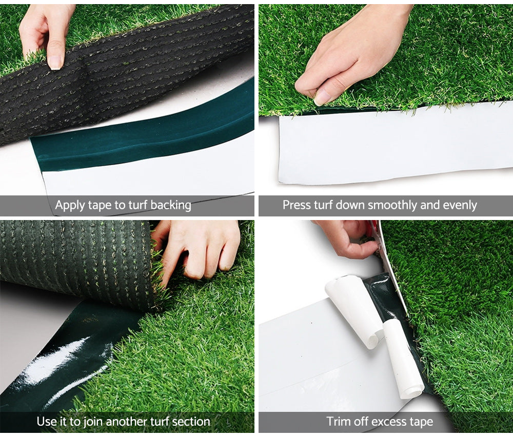 MOBI OUTDOOR Artificial Grass Self Adhesive 15CMx20M Synthetic Turf Lawn Joining Tape Glue Peel