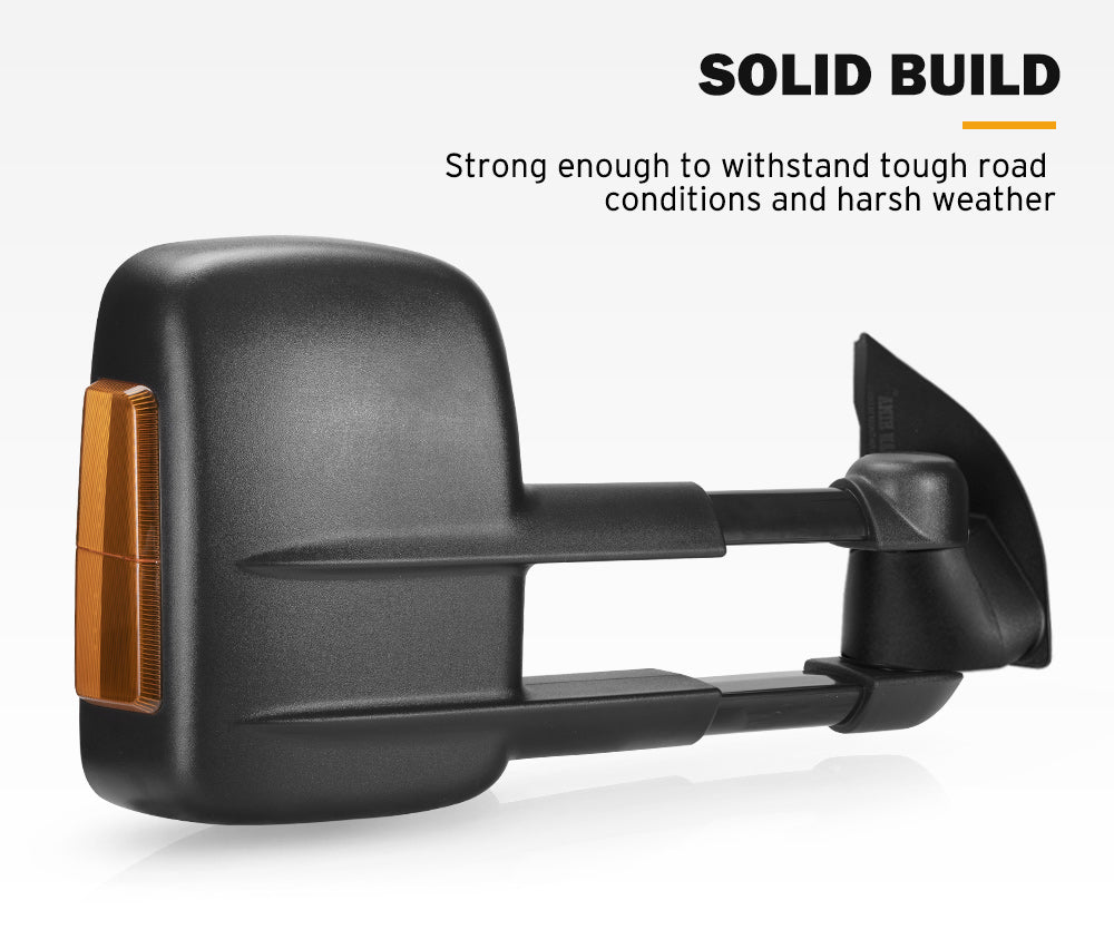 SAN HIMA Pair Towing Mirrors for Ford Ranger MK PX PX2 PX3 XL XLT XLS Wildtrak 2012-MY2021