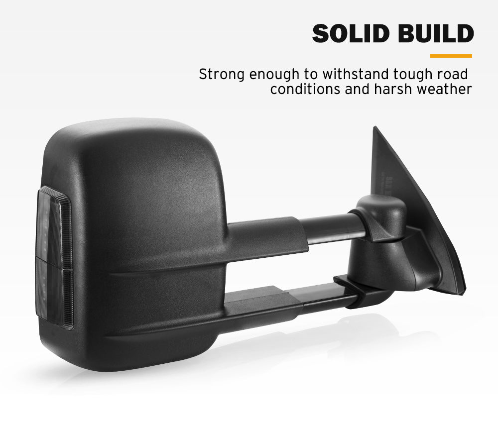 SAN HIMA Pair Towing Mirrors for Toyota Prado 150 Series 2009â€“2019