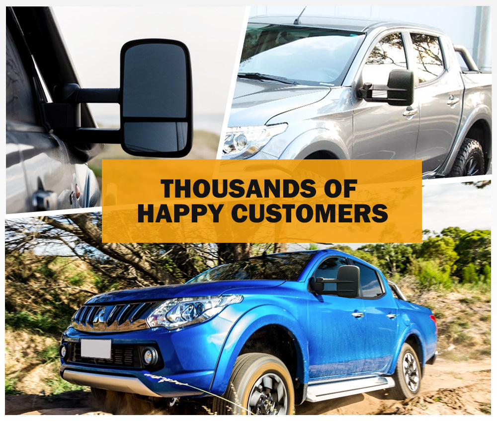 SAN HIMA Pair Towing  Mirrors for Mitsubishi Triton MQ/MR 2015 - ON