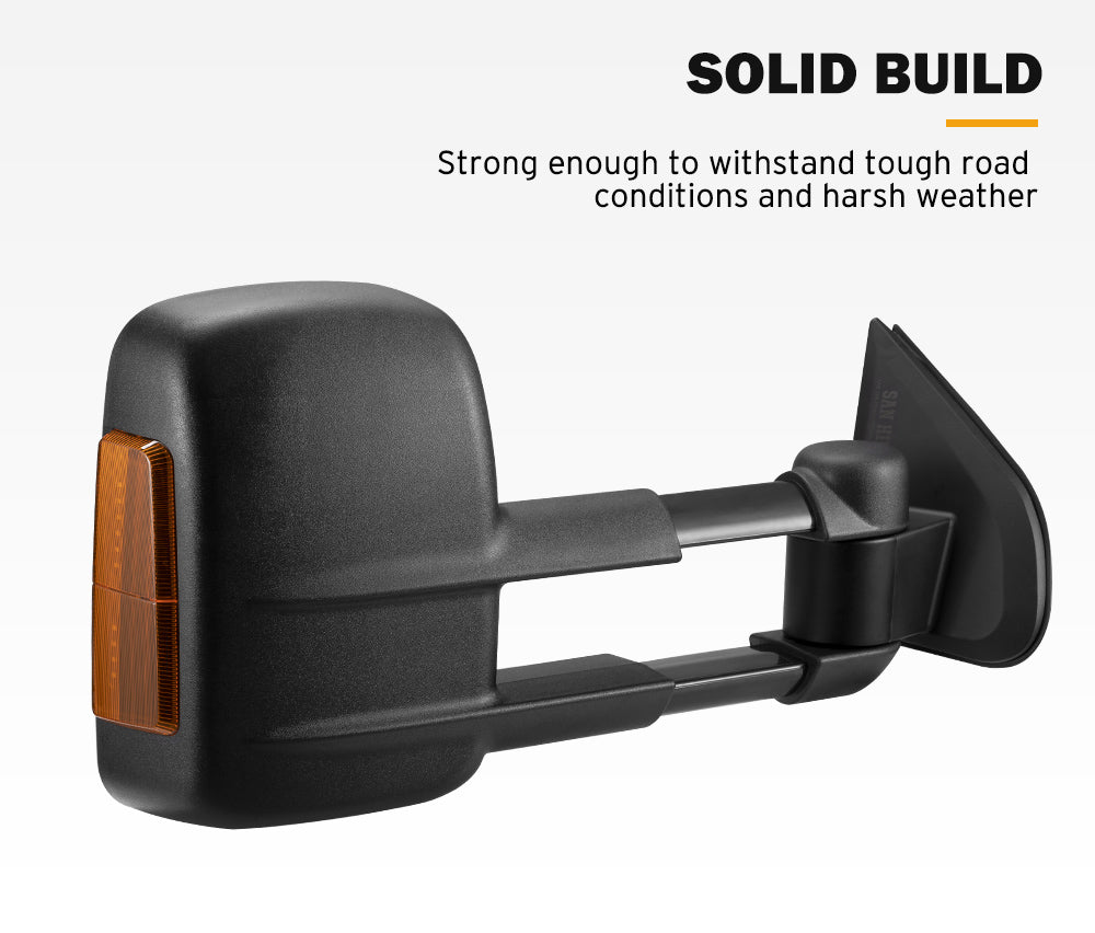 San Hima Extendable Towing Mirrors For Isuzu MU-XÂ 2021-Current
