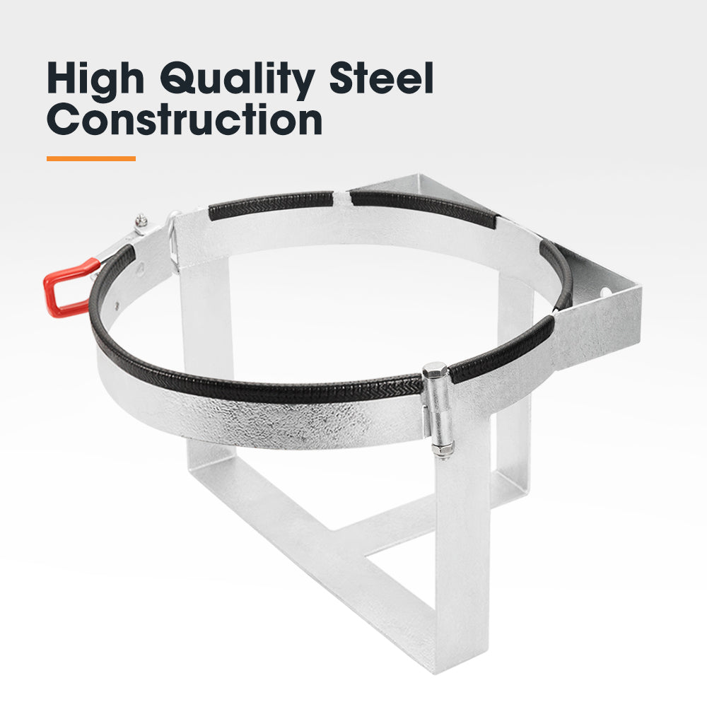 9KG Gas Bottle Holder Galvanized for Trailer Camping Caravans 4WD Lockable