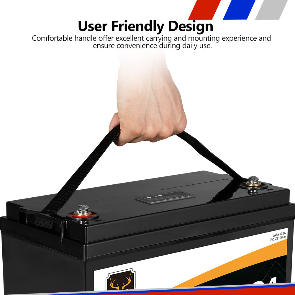 Mobi 135AH 12V Lithium Battery LiFePO4 Deep Cycle Rechargeable Marine 4WD AGM