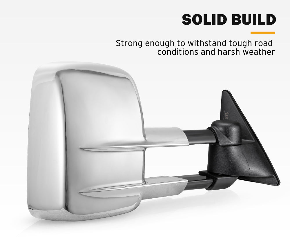 SAN HIMA Extendable Towing Mirrors For Toyota Landcruiser 100 series 1998-2007