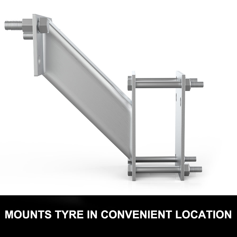 MOBI Heavy Duty Steel Spare Wheel Bracket & Lock