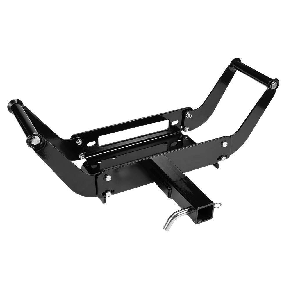 FIERYRED Winch Mount Cradle Plate Bull Bar Mount 4x4 ATV Jeep Truck Trailer 4WD