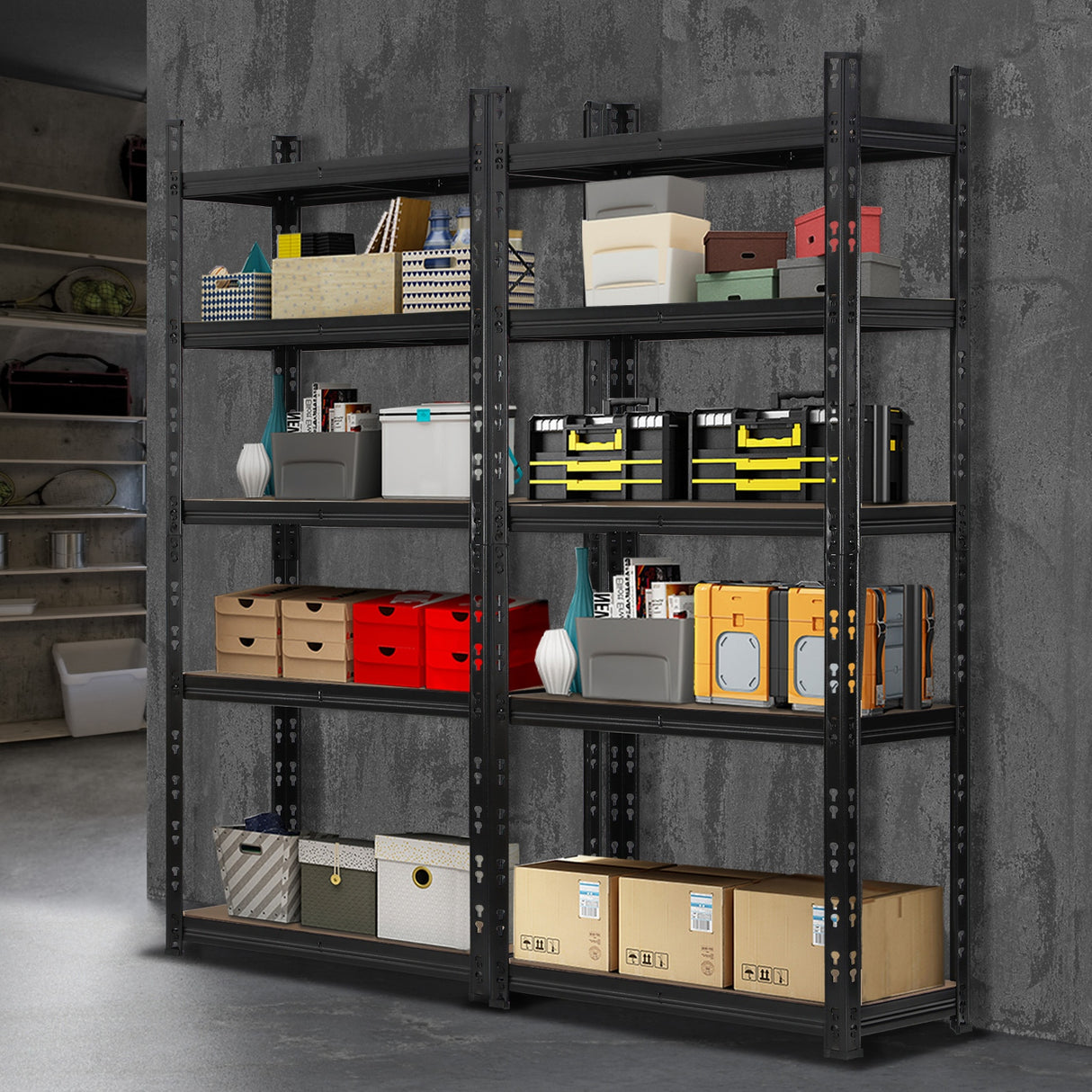 Sharptoo Warehouse Shelving Garage Shelves Storage Steel Rack Pallet Shelf1.5mx2